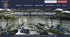 Desktop Screenshot of bigginhillheritagehangar.co.uk