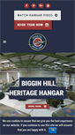 Mobile Screenshot of bigginhillheritagehangar.co.uk